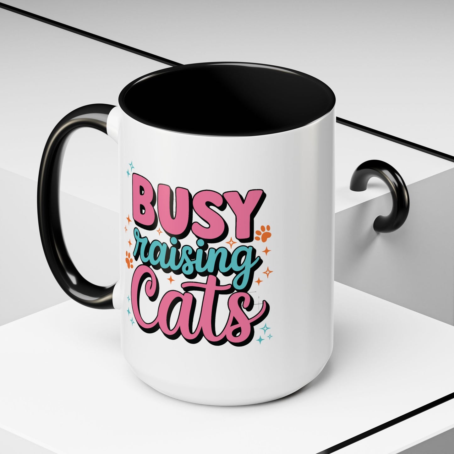 Animal Mug - Busy Raising Cats