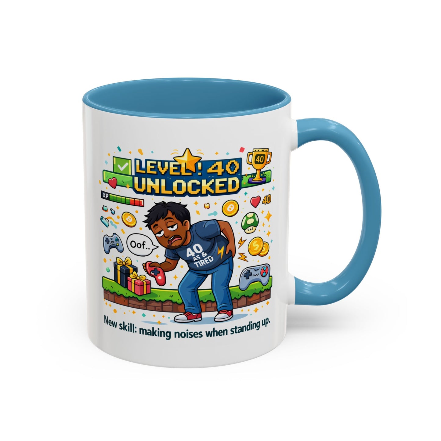 Birthday Mug - Level 40 Unlocked