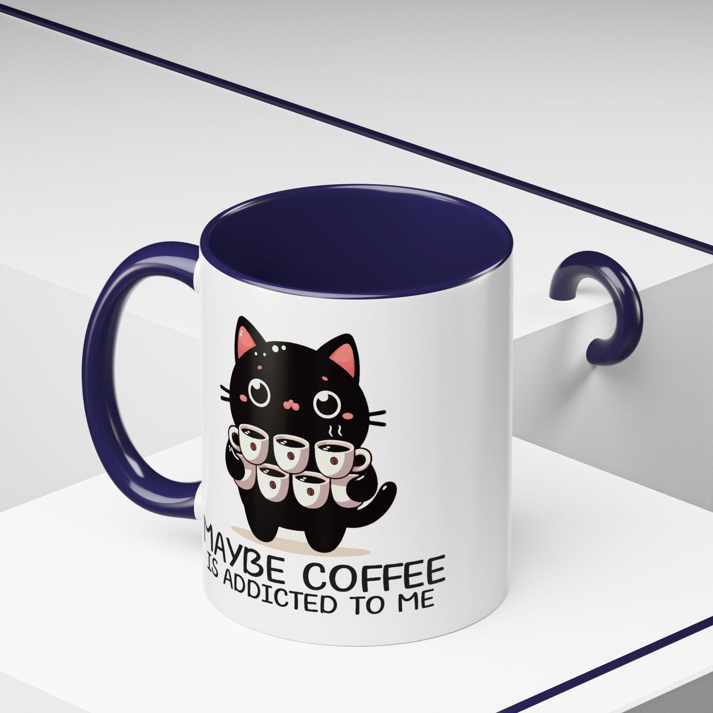 Animal Mug - Maybe Coffee is Addicted To Me