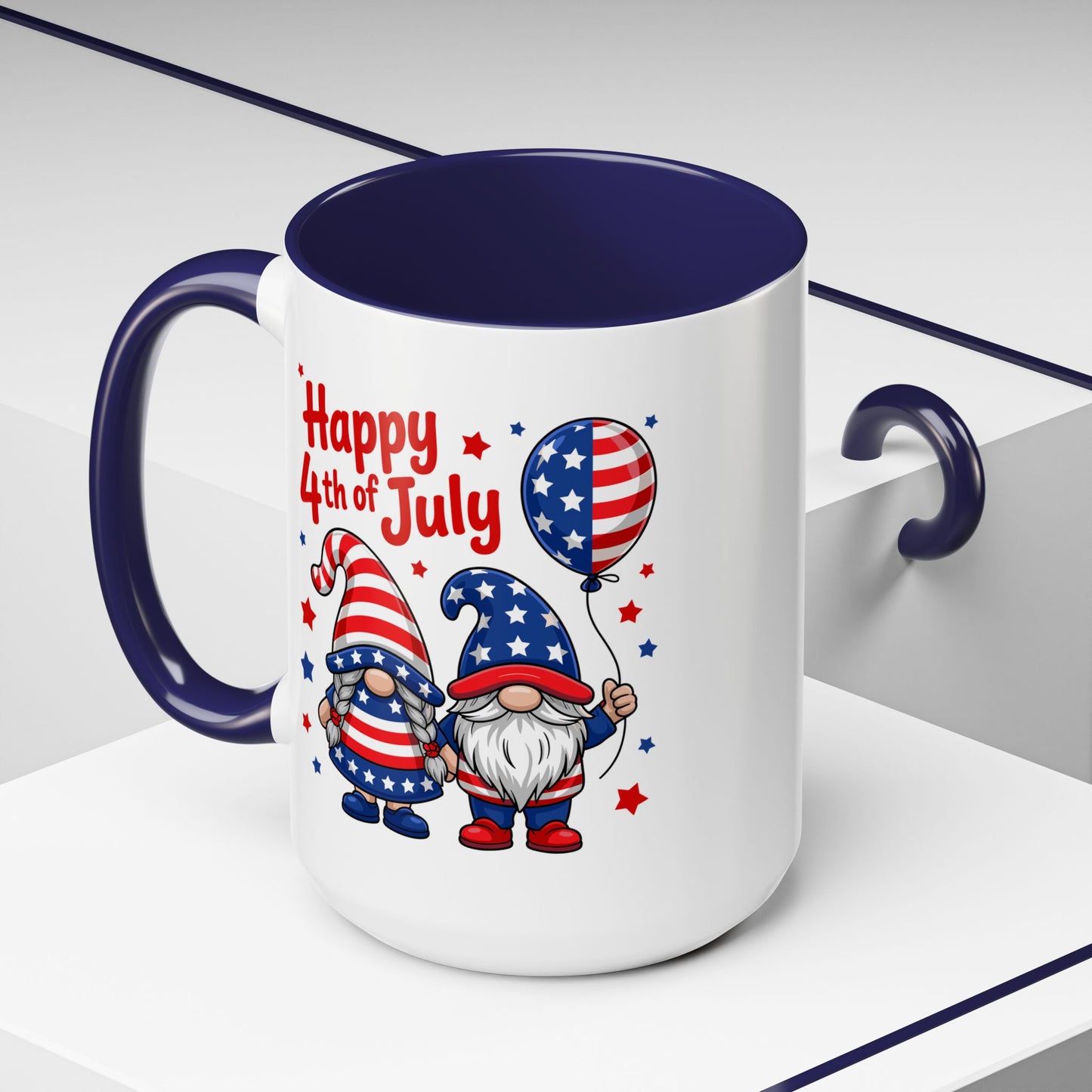 4th of July Mug - Happy 4th of July Gnomes