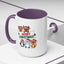 Christmas - Merry Christmas Red & Green Text Reindeer Penguin Bear Fox