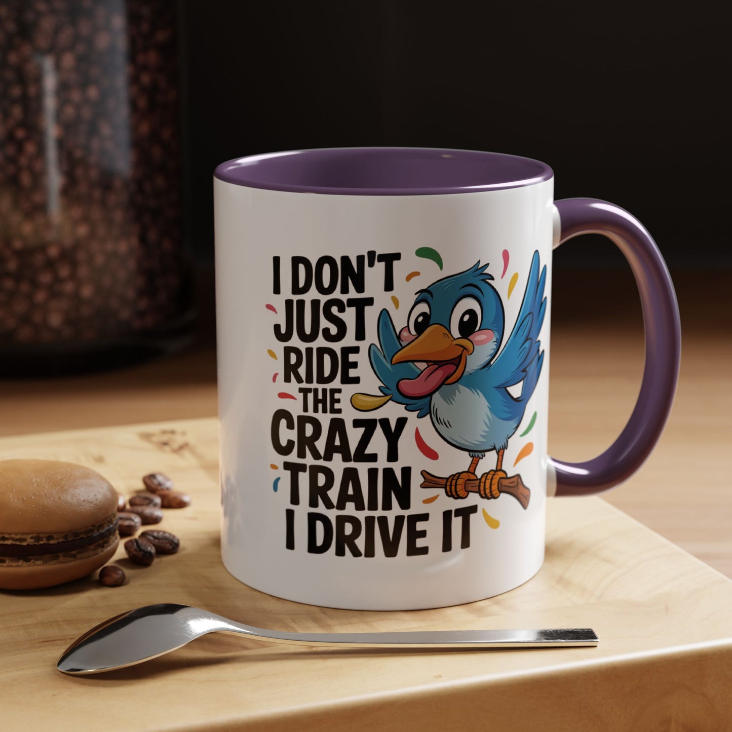 Humor Mug - I Don't Just Ride on the Crazy Train