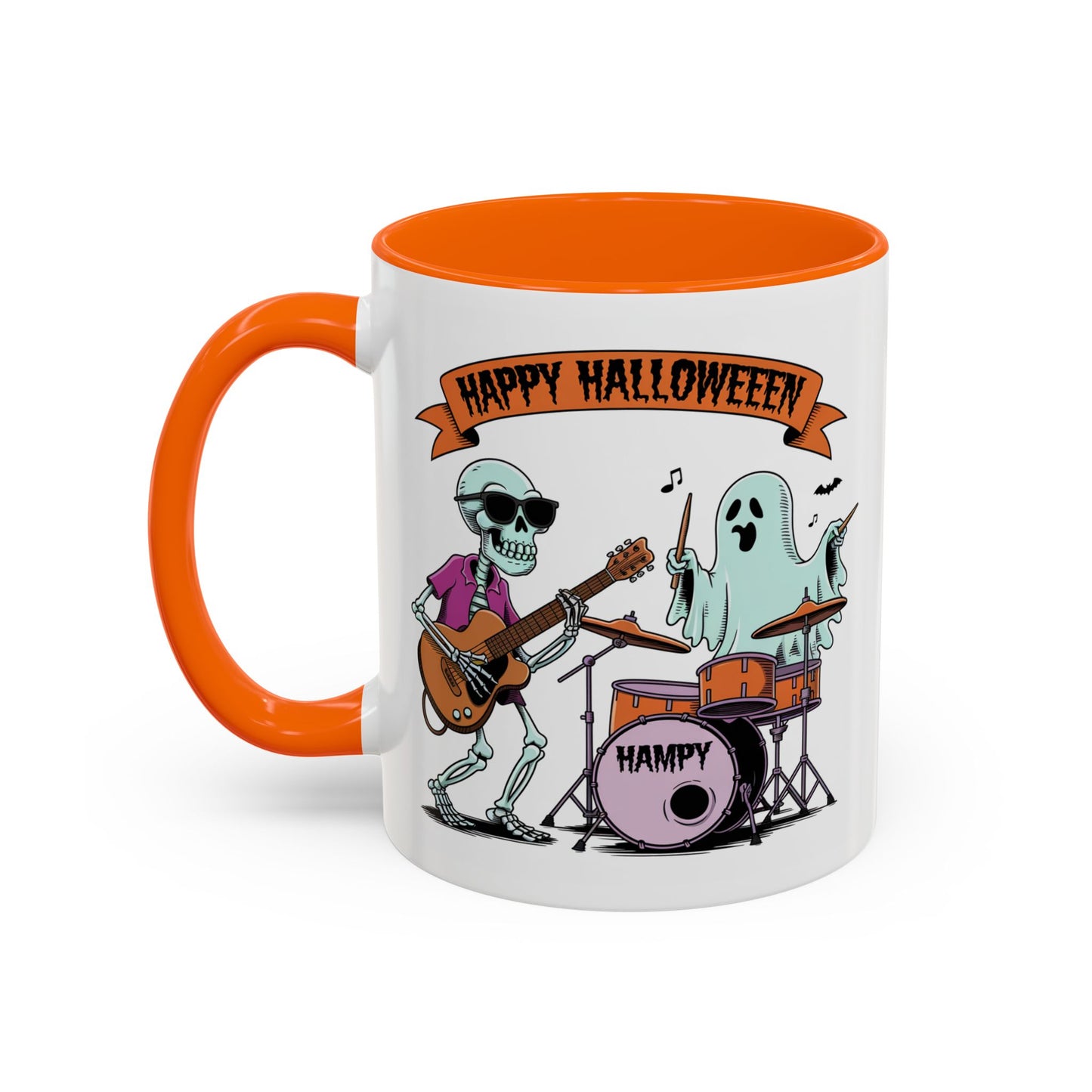 Halloween Mug - Skeleton & Ghost Band