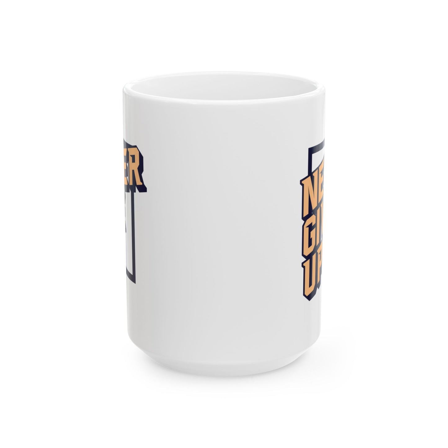 Motivation Mug - Never Give Up Art board