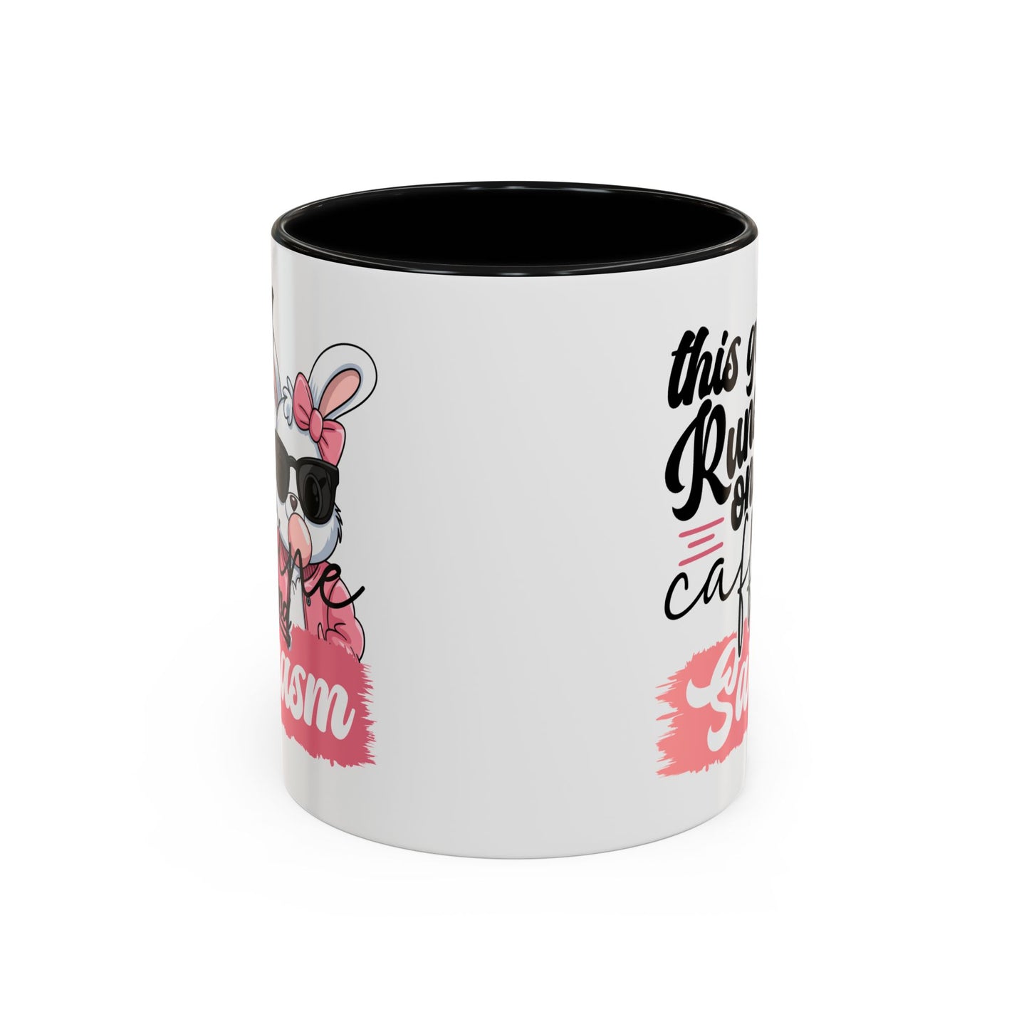 Humor Mug - This Girl Runs on Caffeine & Sarcasm