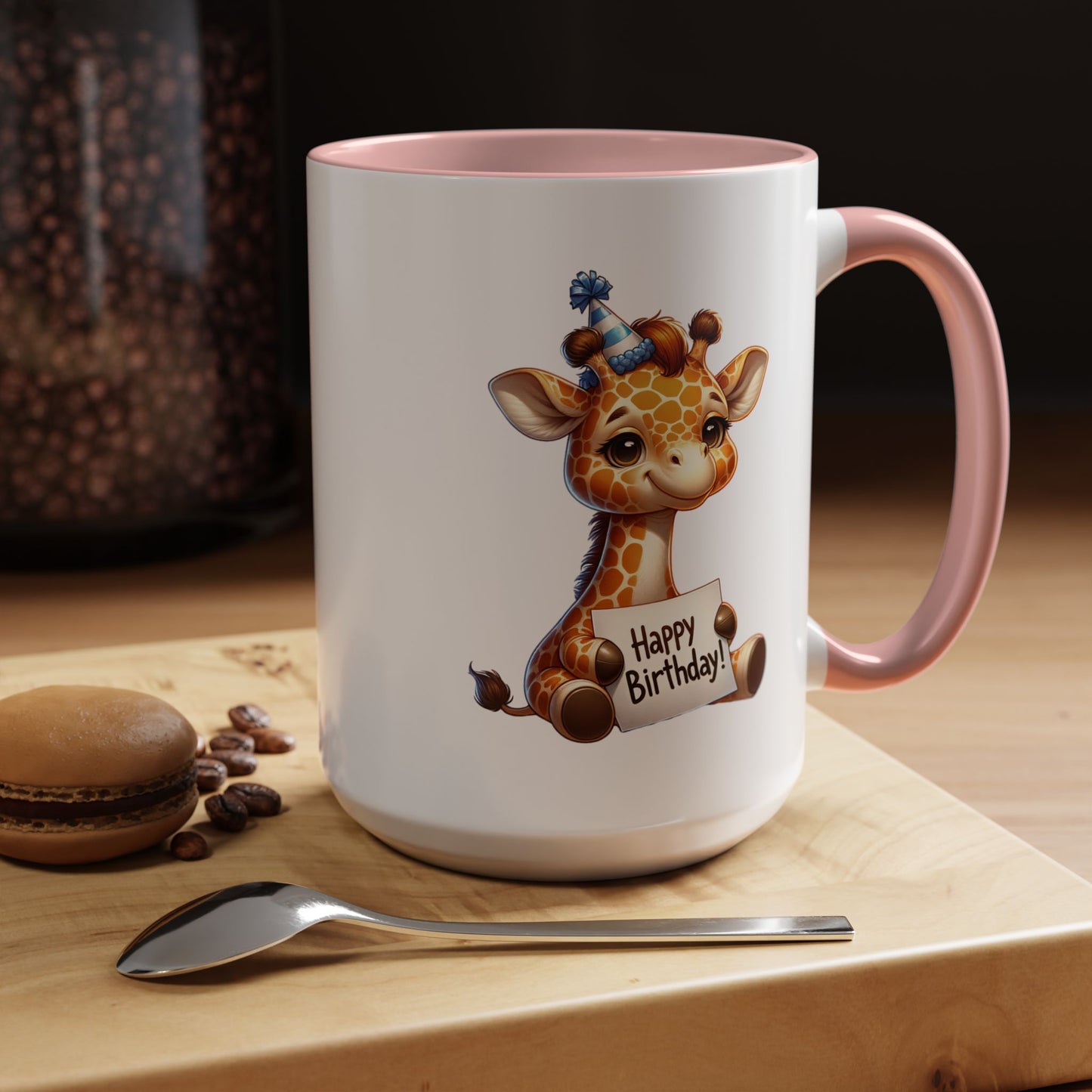 Birthday Mug - Giraffe Clipart