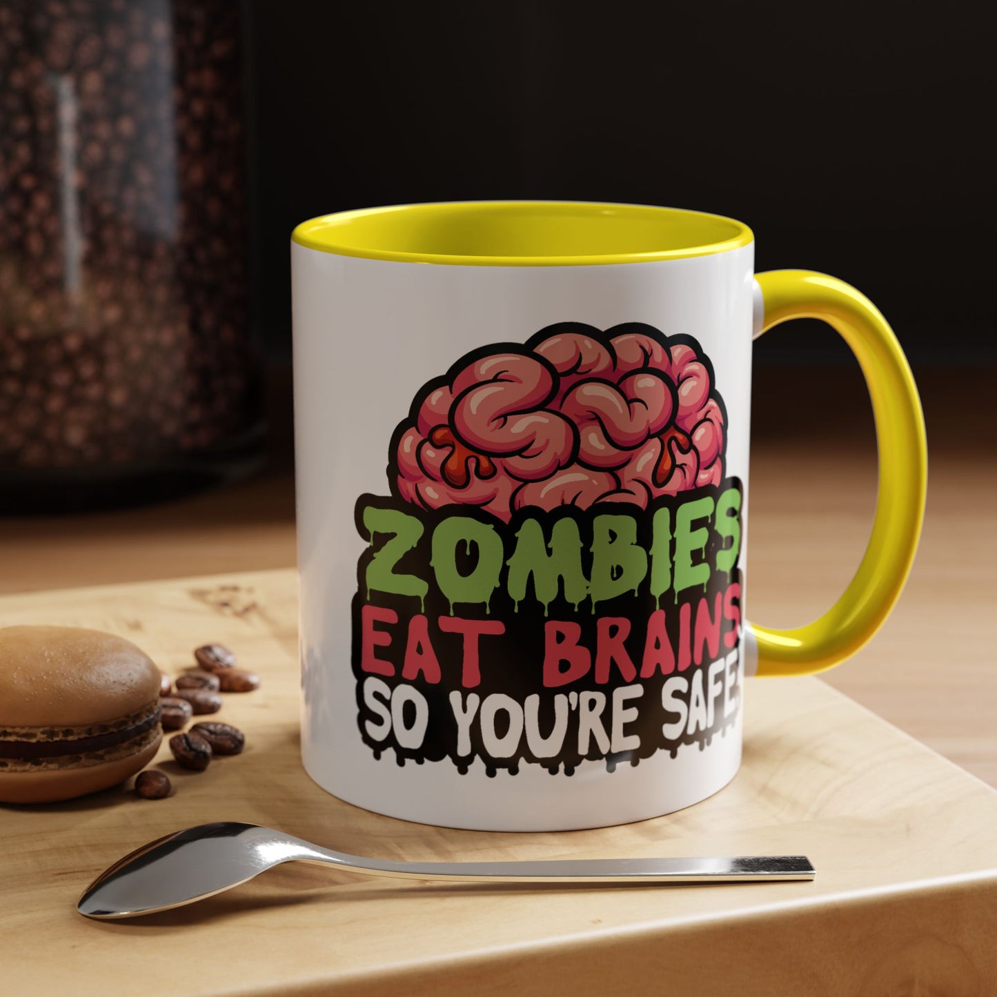 Humor Mug - Zombies Eat Brains