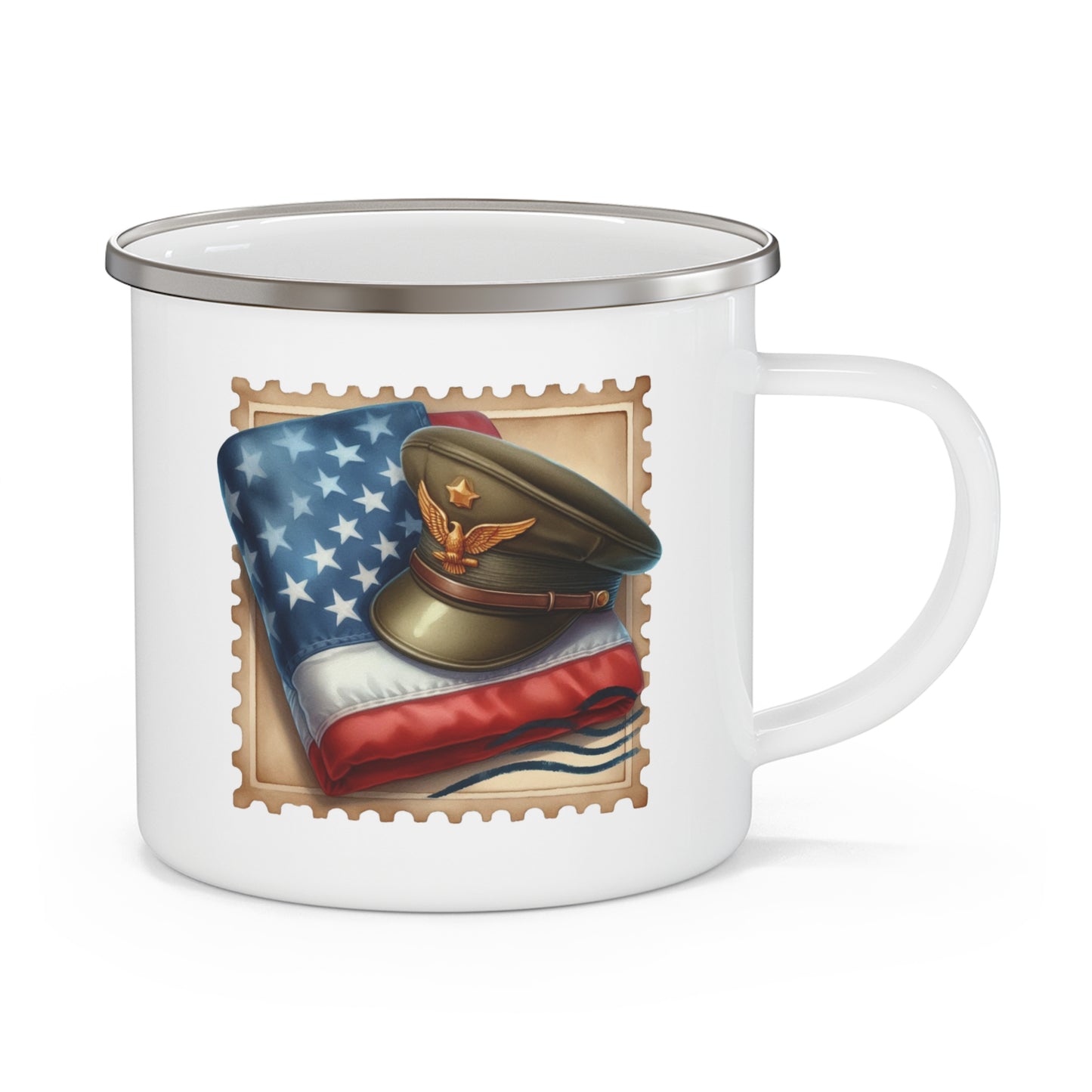 4th of July Mug - Honoring Service Stamp