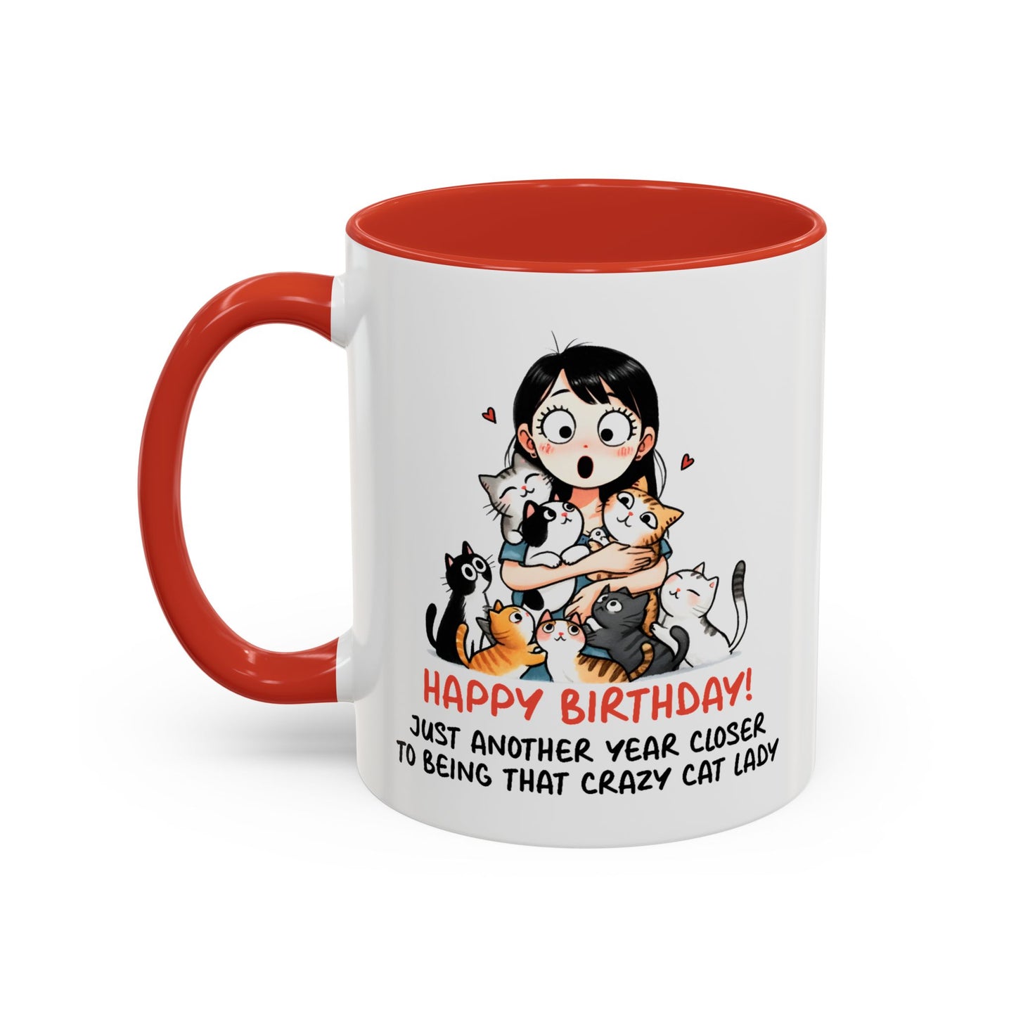 Birthday Mug - Crazy Cat Lady