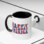 4th of July Mug - Happy Birthday America Retro