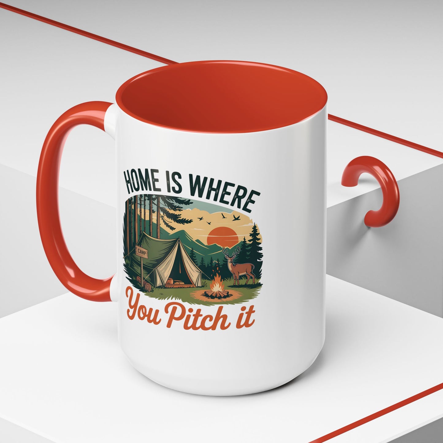 Adventure Mug - Home Is Where You Pitch It