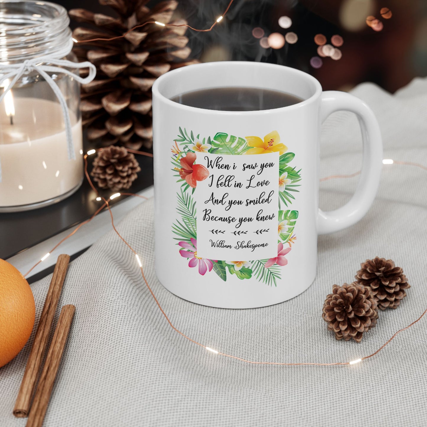 Valentine's Day Mug - When I Saw You