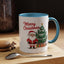 Christmas Mug - Merry Christmas Red Text Santa Tree Presents