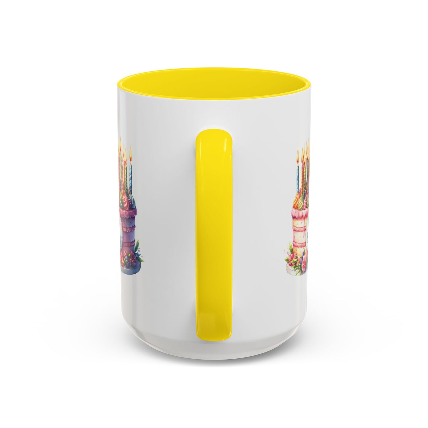 Birthday Mug - Happy Birthday Large Cake With...