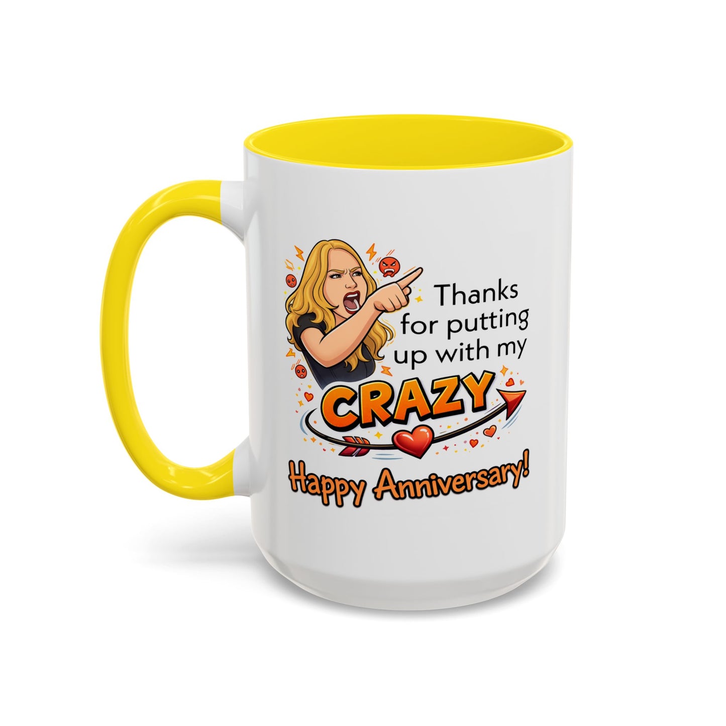 Anniversary Mug - Thanks For Putting Up