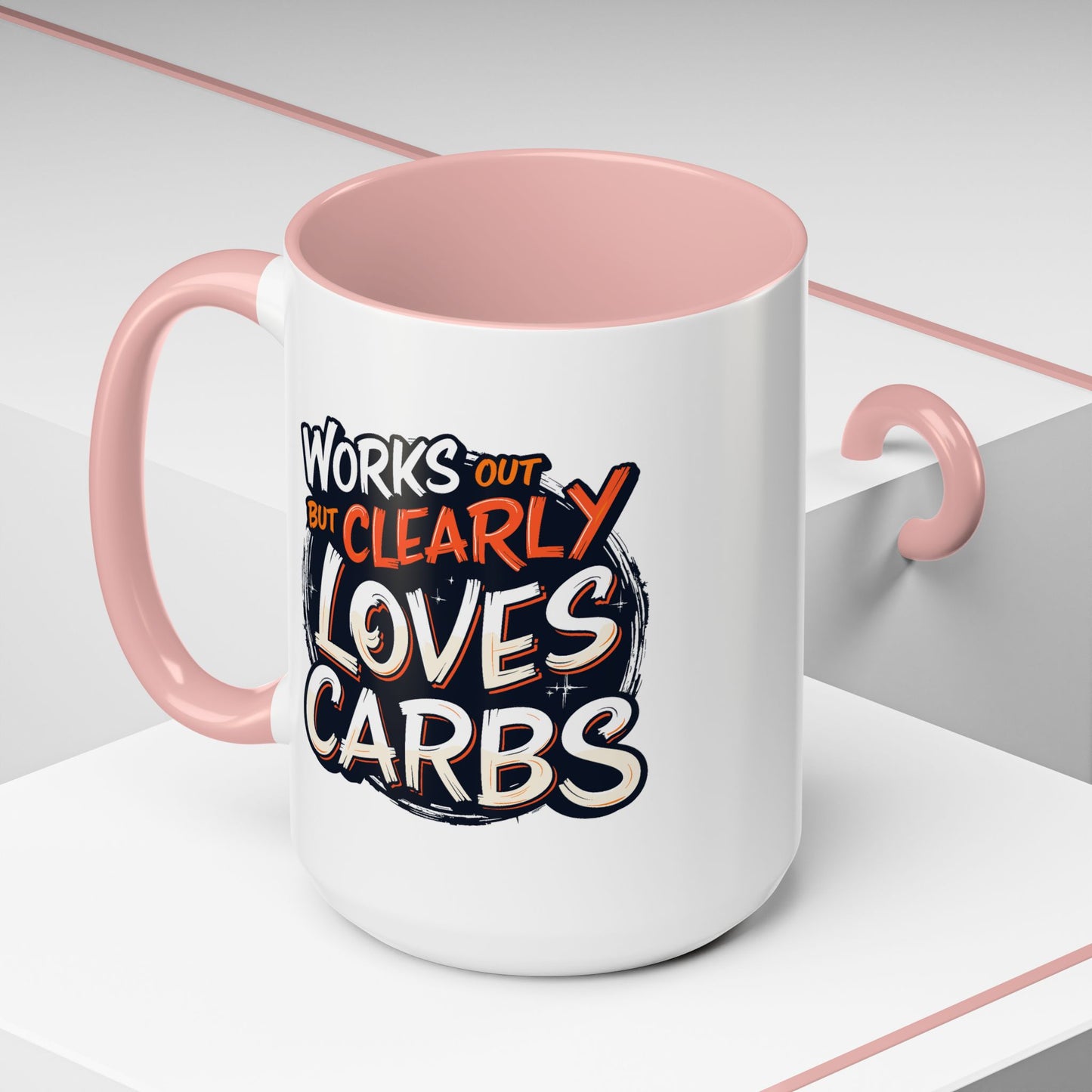 Adult Mug - Works Out But
