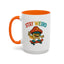 Humor Mug - Stay Weird Mushroom Skateboard