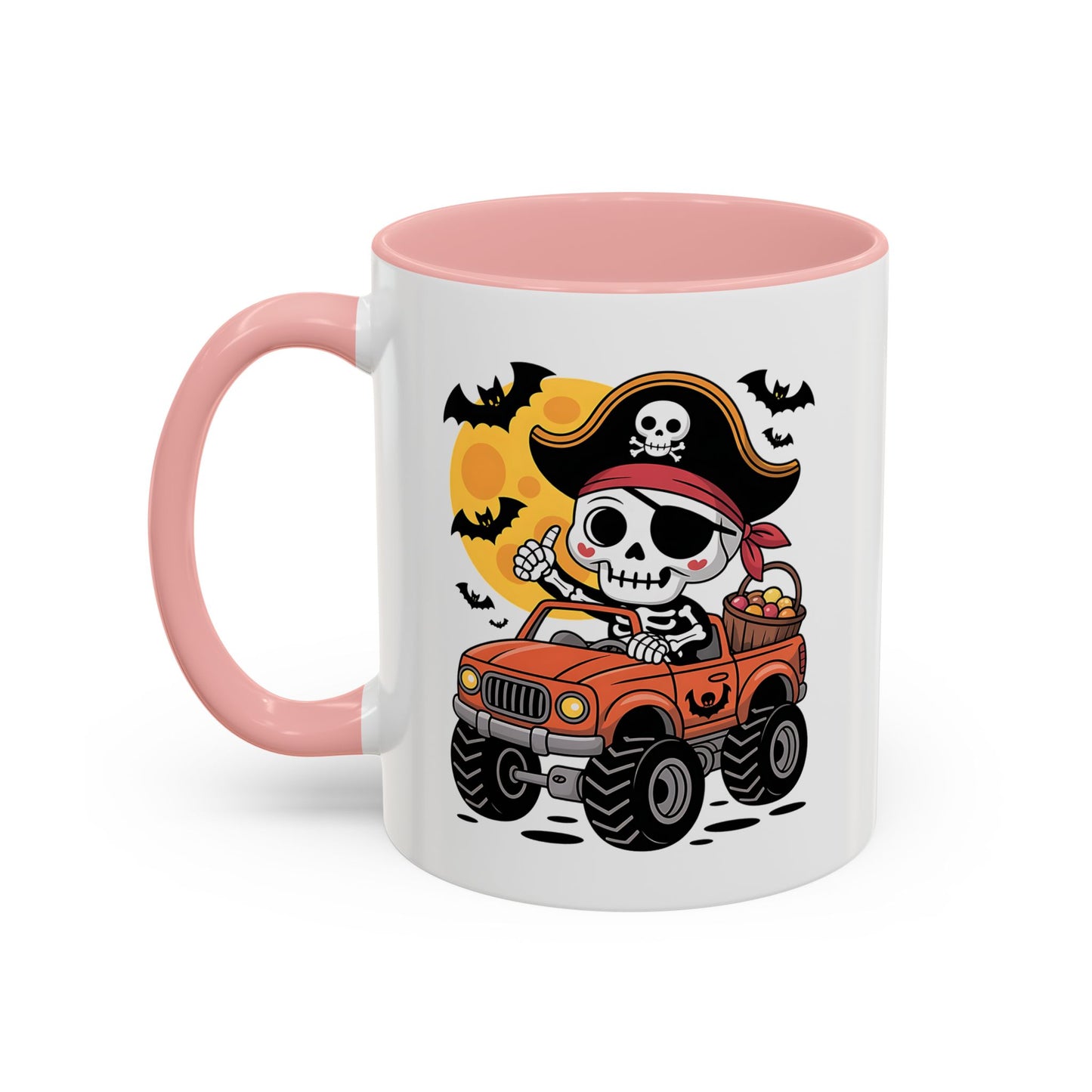 Halloween Mug - Driving Skeleton Pirate