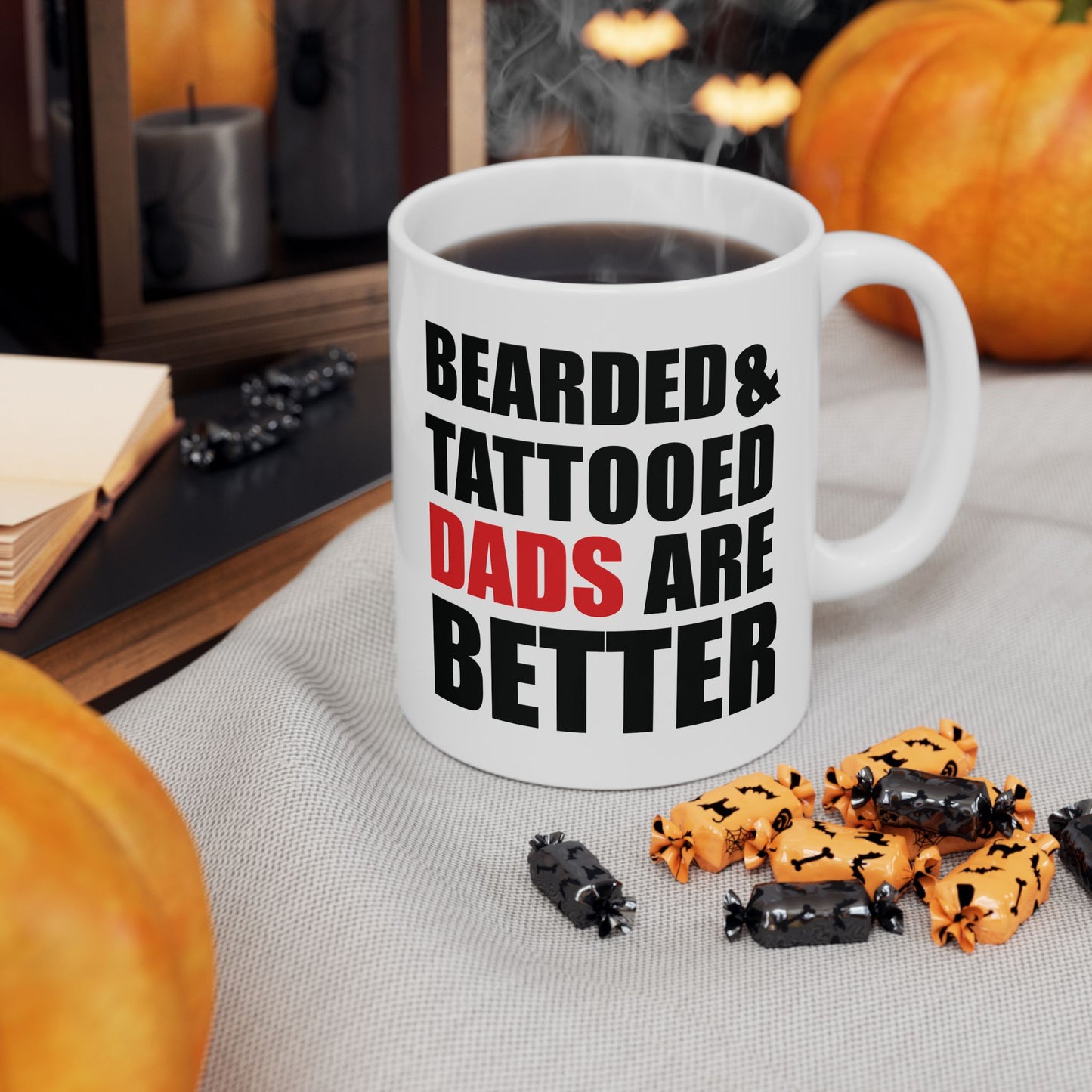 Father's Day Mug - Bearded & Tattooed