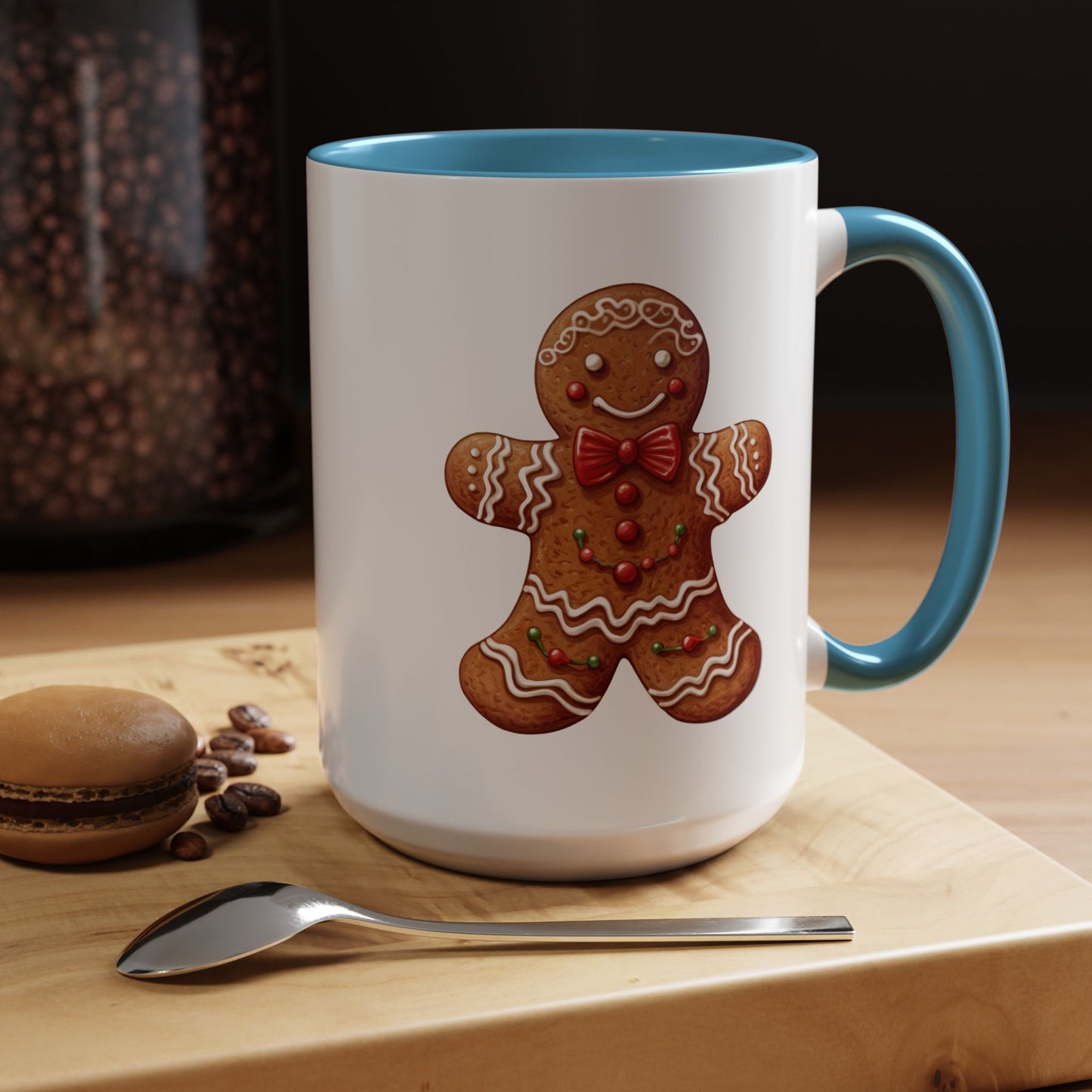 Christmas Mug - Decorative Gingerbread Man