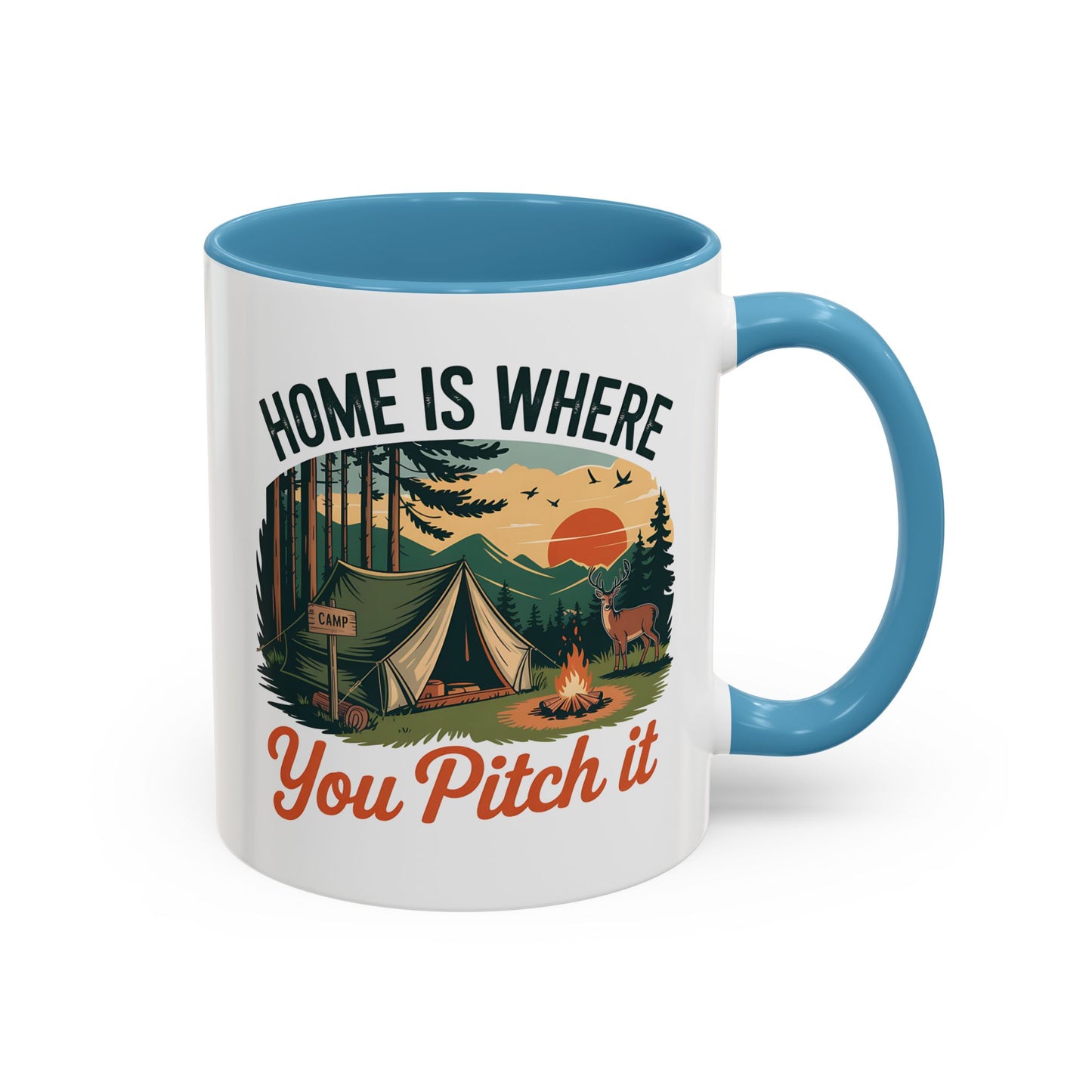 Adventure Mug - Home Is Where You Pitch It