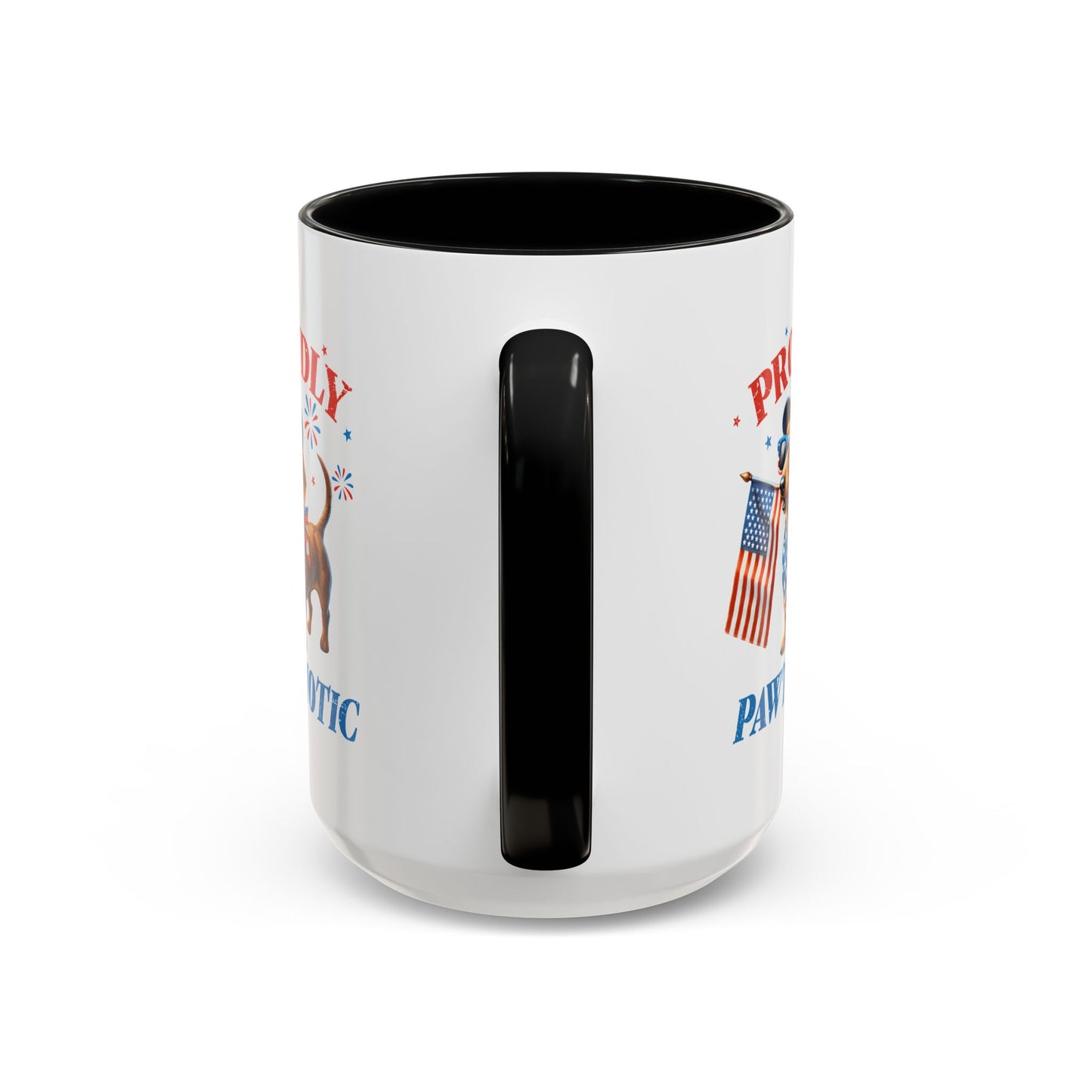4th of July Mug - Proudly Pawtriotic Dog