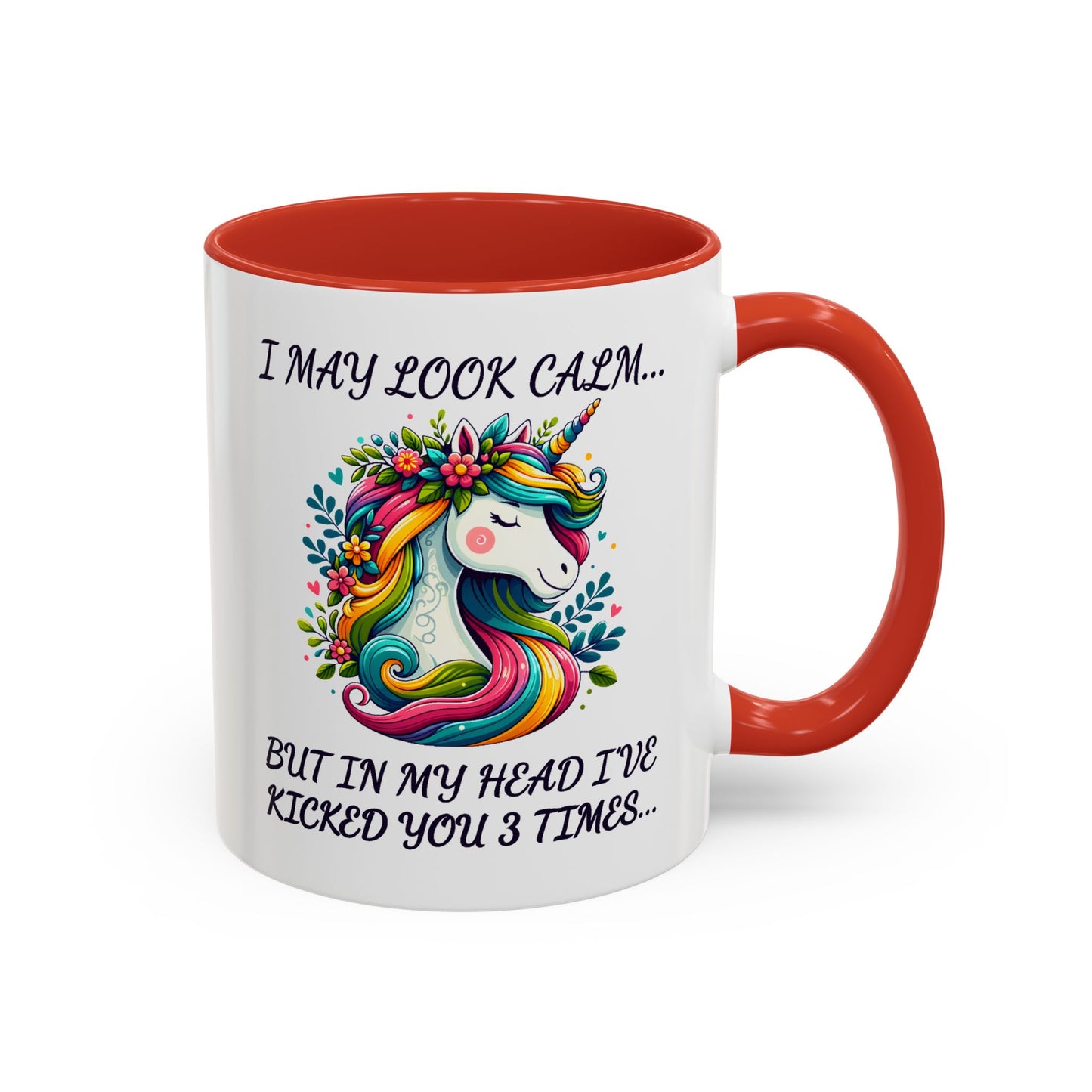 Adult Mug - I may Look Calm Unicorn