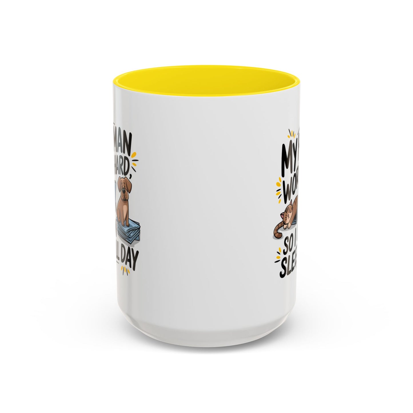 Animal Mug - My Human Works Hard