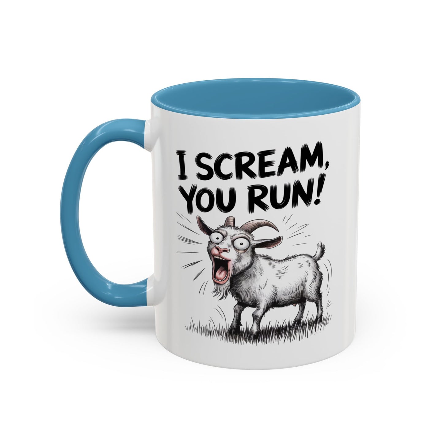 Humor Mug - I Scream, You Run