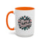 Christmas Mug - Merry Christmas White & Red Embossed Text