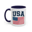 4th of July Mug - USA & Flag