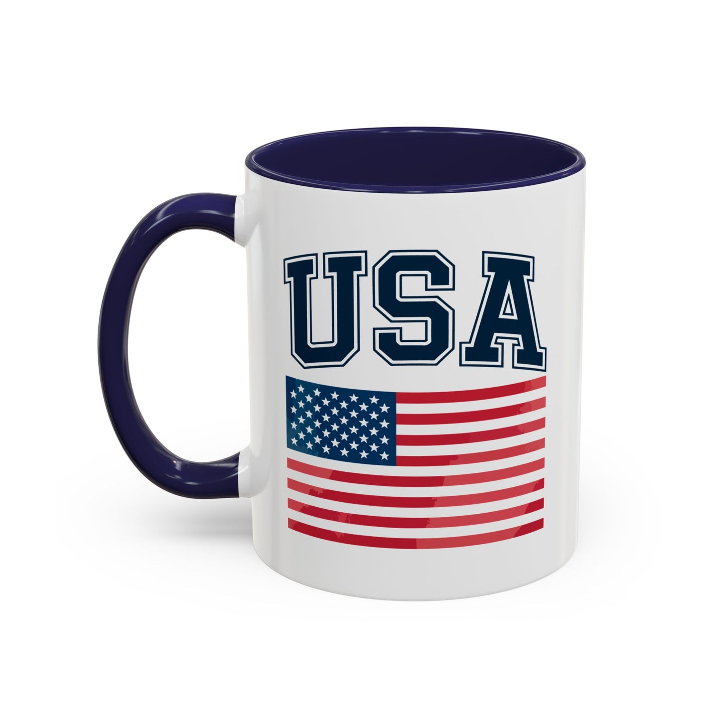 4th of July Mug - USA & Flag