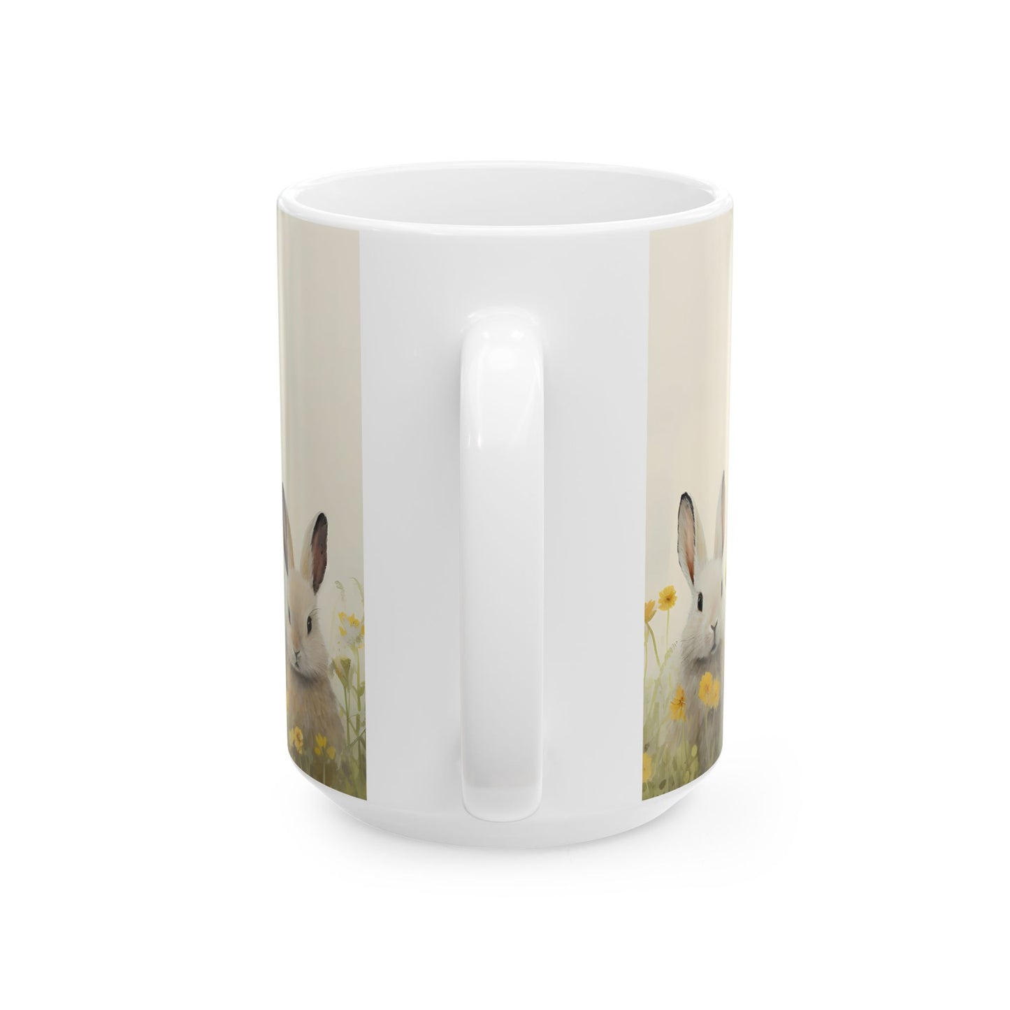 Artistic Mug - Felted Bunnies 4