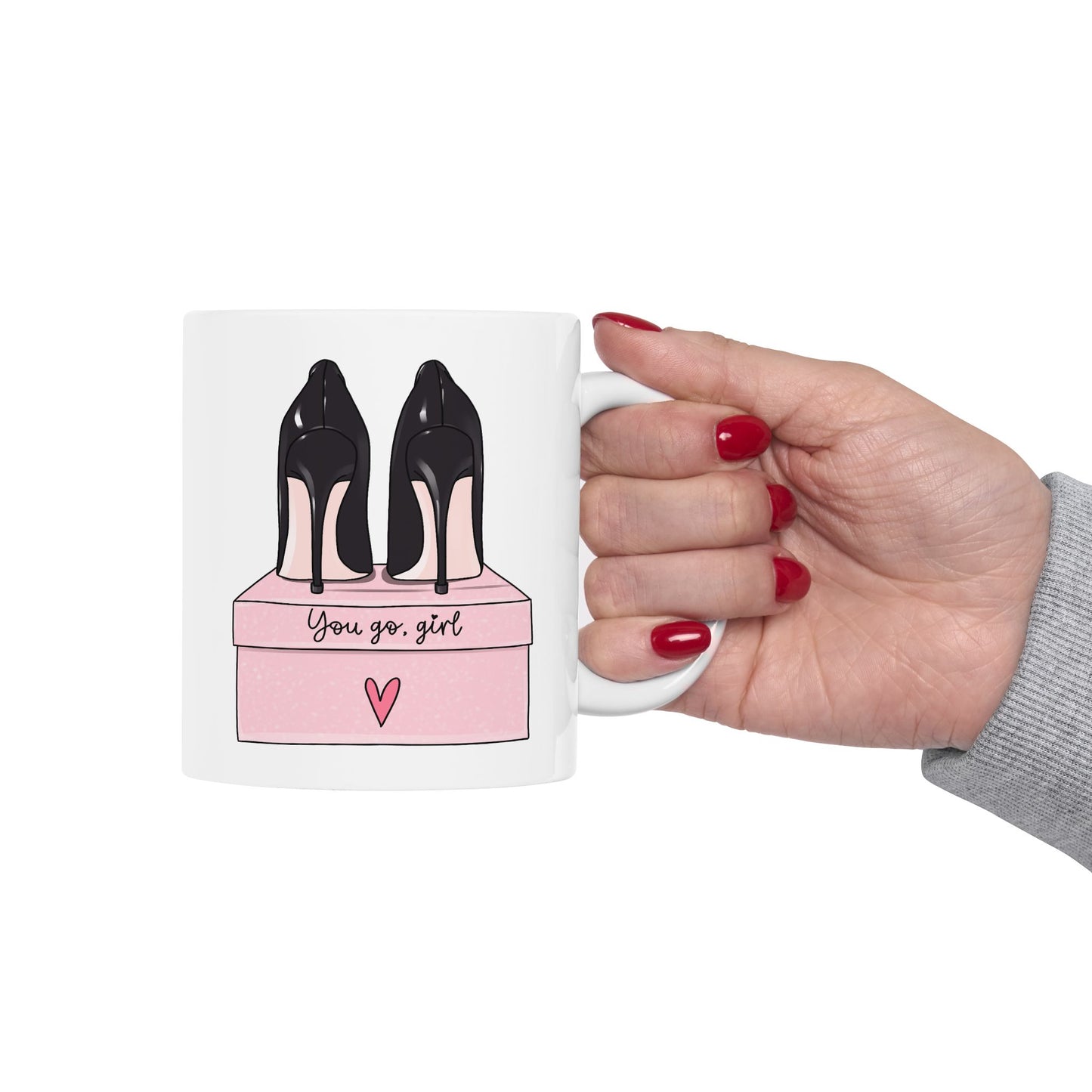 Motivation Mug - You Go Girl Shoes