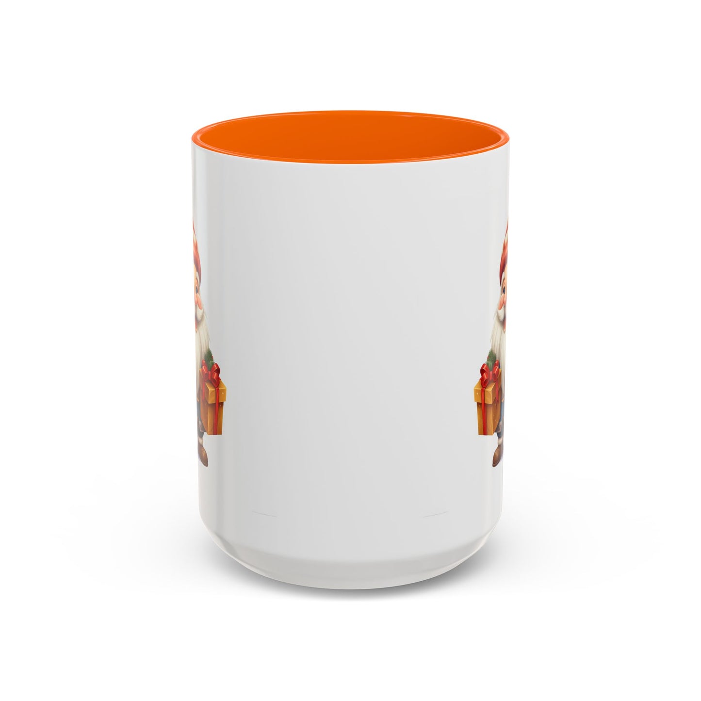 Christmas Mug - Old Gnome with Present