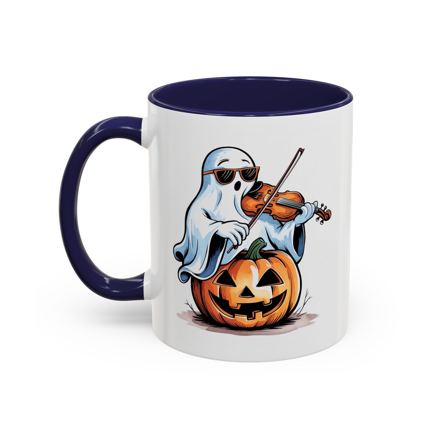 Halloween Mug - Violin Playing Ghost