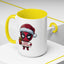 Christmas Mug - Merry Christmas Red Text Superhero