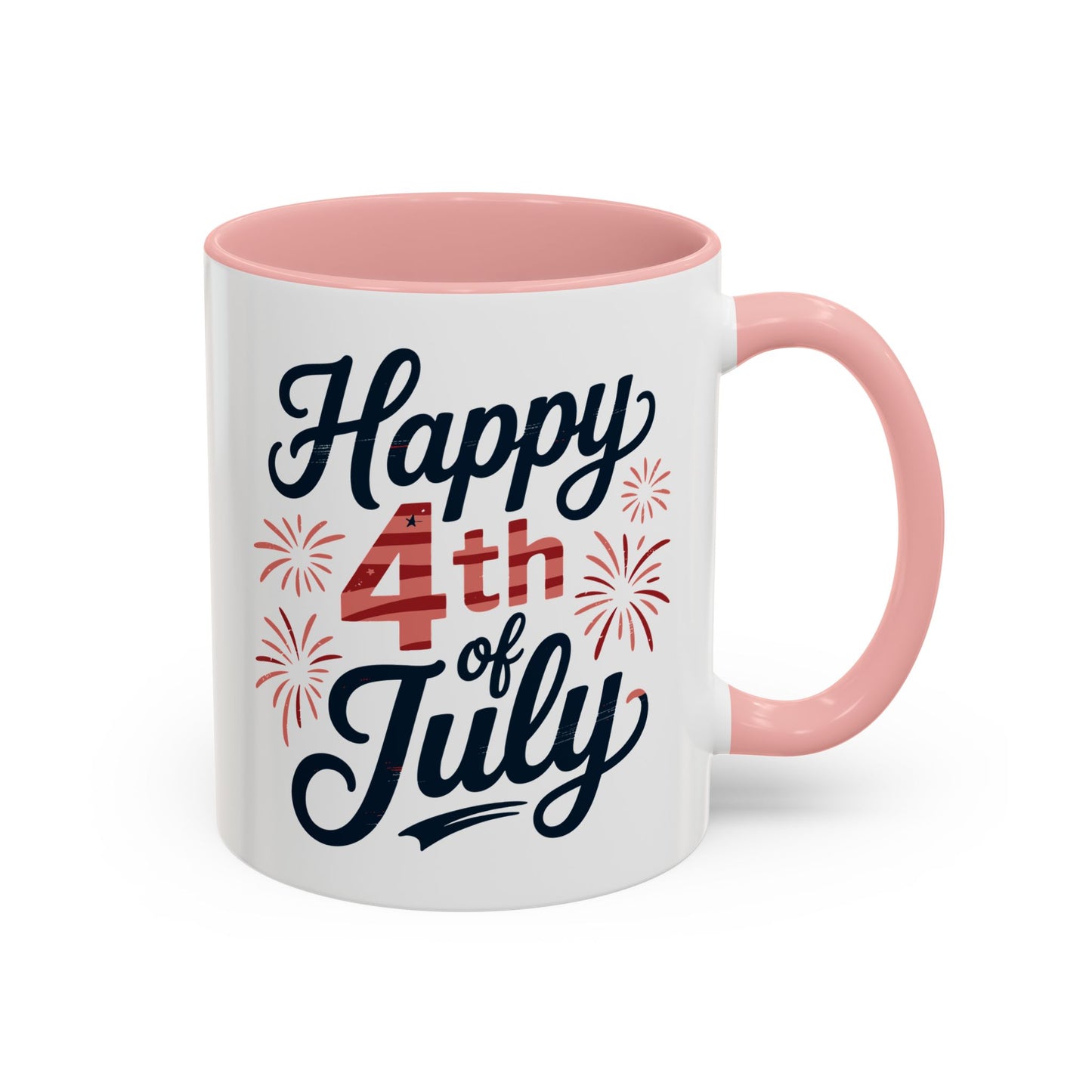4th of July Mug - Happy 4th of July Fireworks
