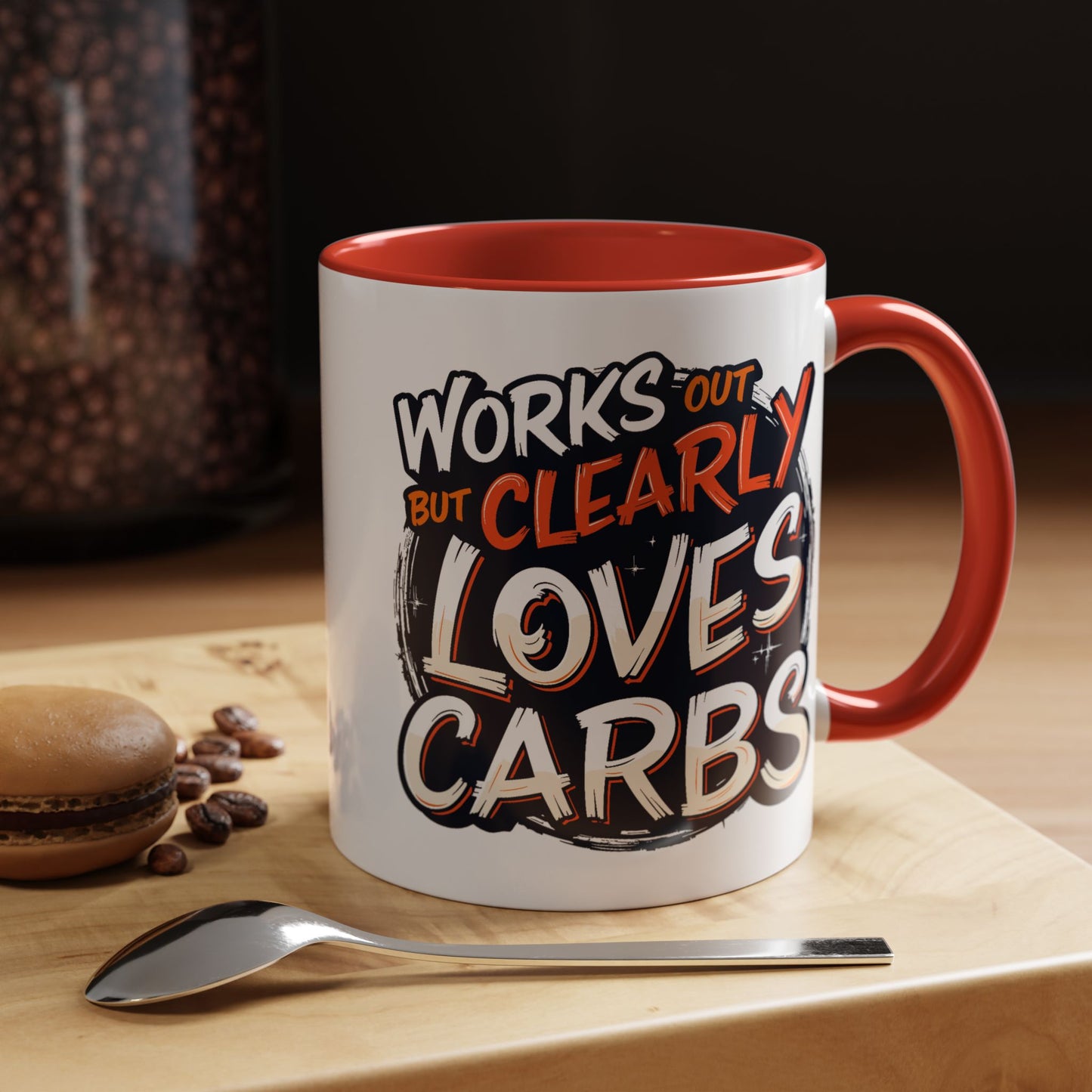 Adult Mug - Works Out But