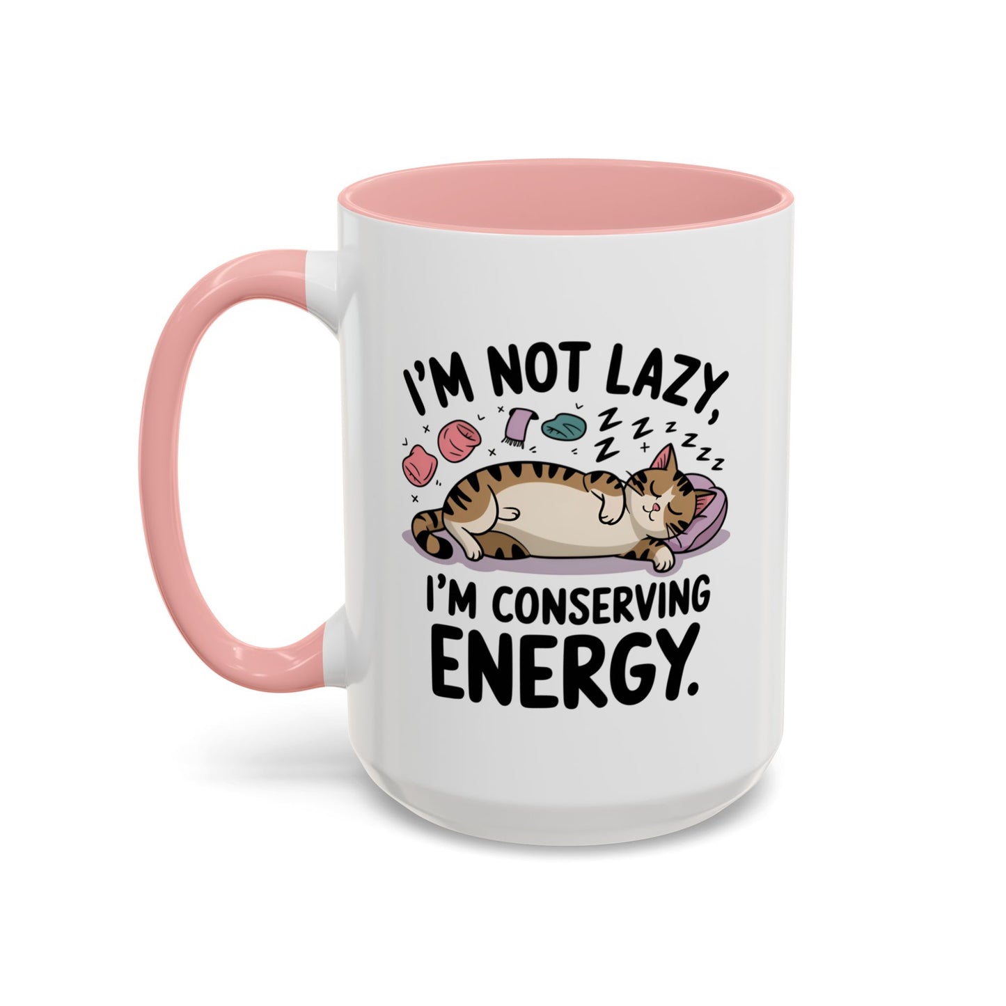 Animal Mug - I'm Not Lazy I'm Conserving Energy