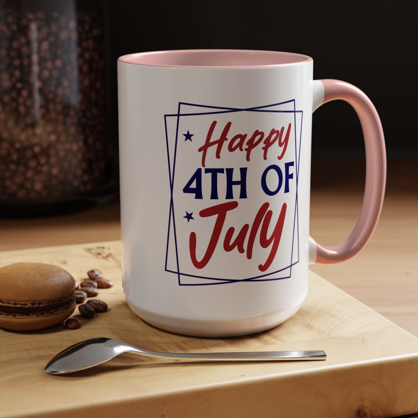 4th of July Mug - Happy Fourth of July Frames