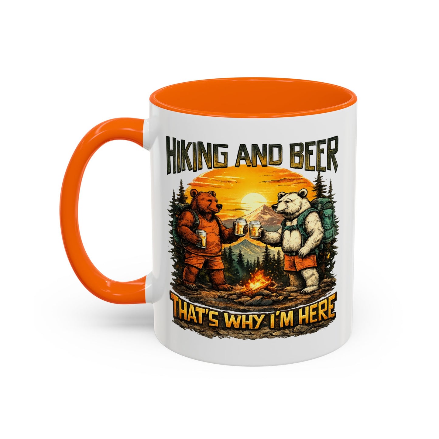 Humor Mug - Hiking and Beer
