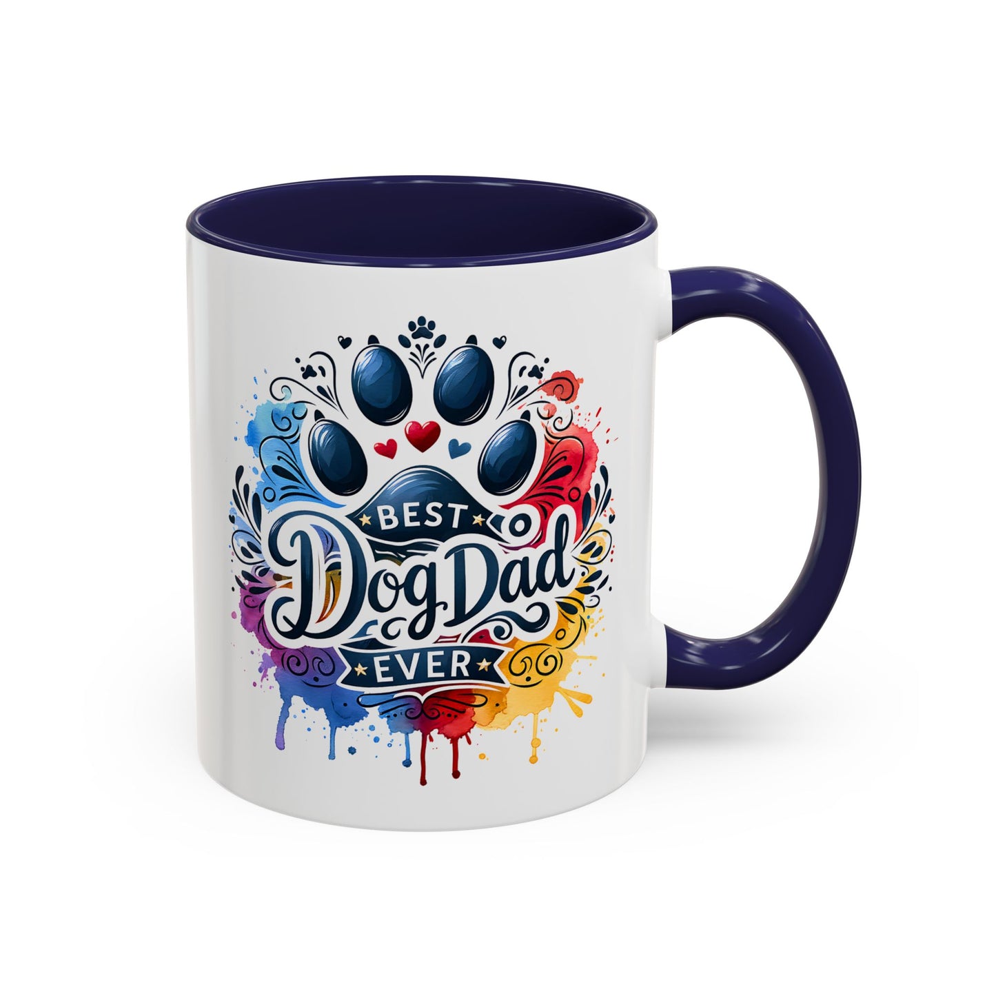 Animal Mug - Best Dog Dad Ever Paw