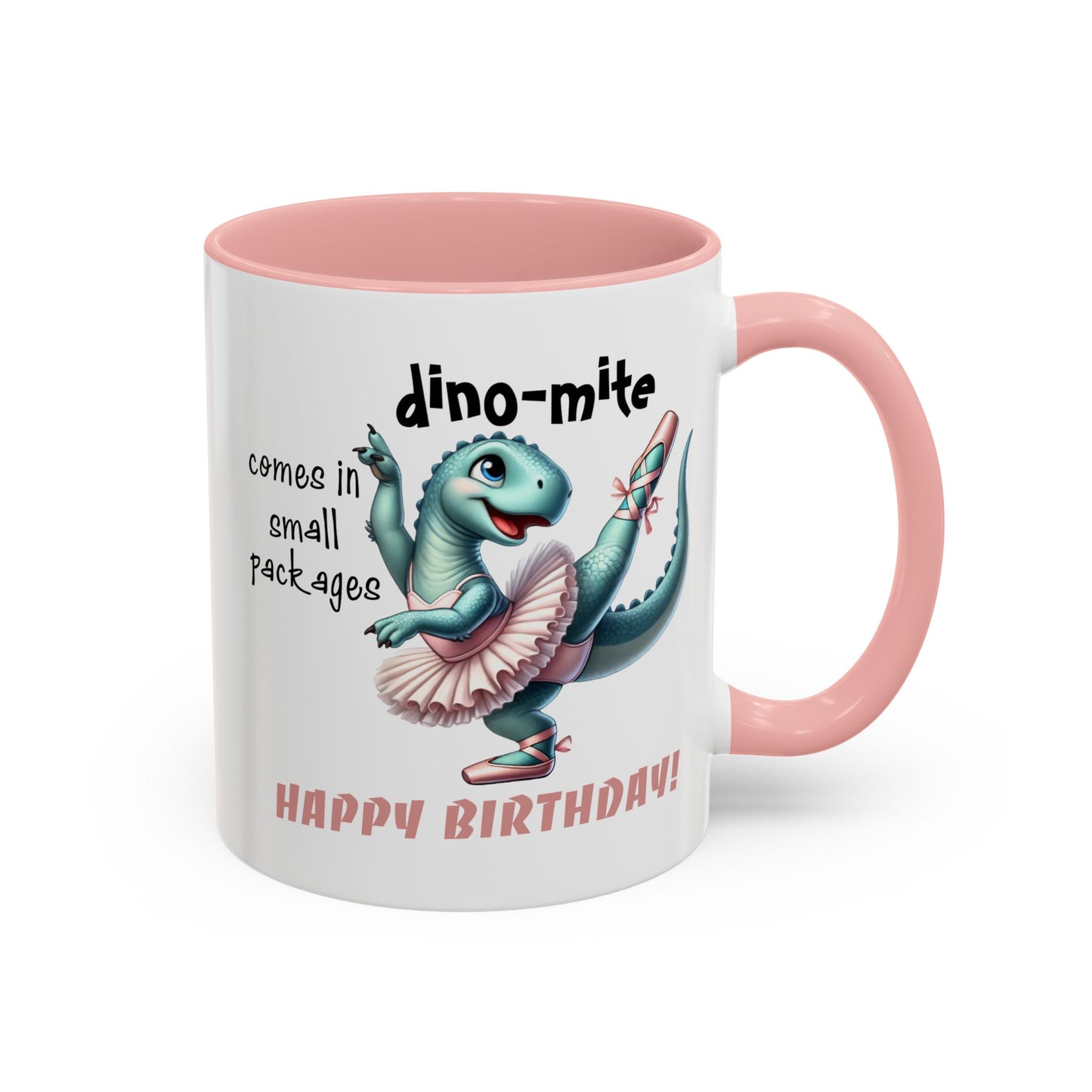 Birthday Mug - Dino-mite (Girl)
