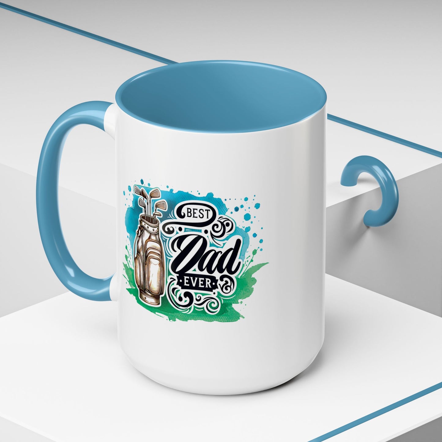 Father's Day Mug - Best Dad Ever Golf