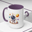 Birthday Mug - Happy Birthday Astronaut, Cake & Balloon