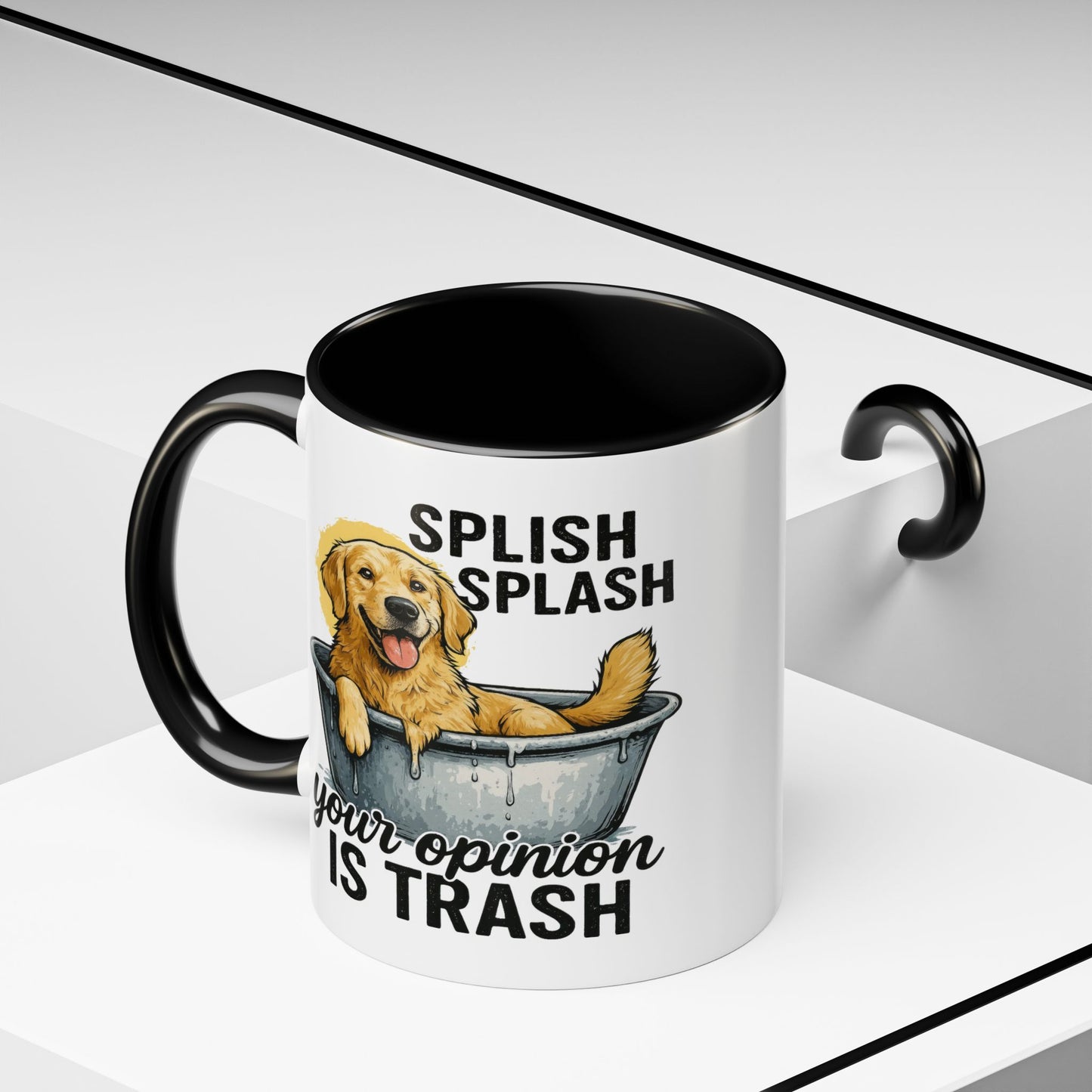 Animal Mug - Splish Splash Your Opinion Is Trash
