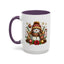Christmas Mug - Gold Snowman