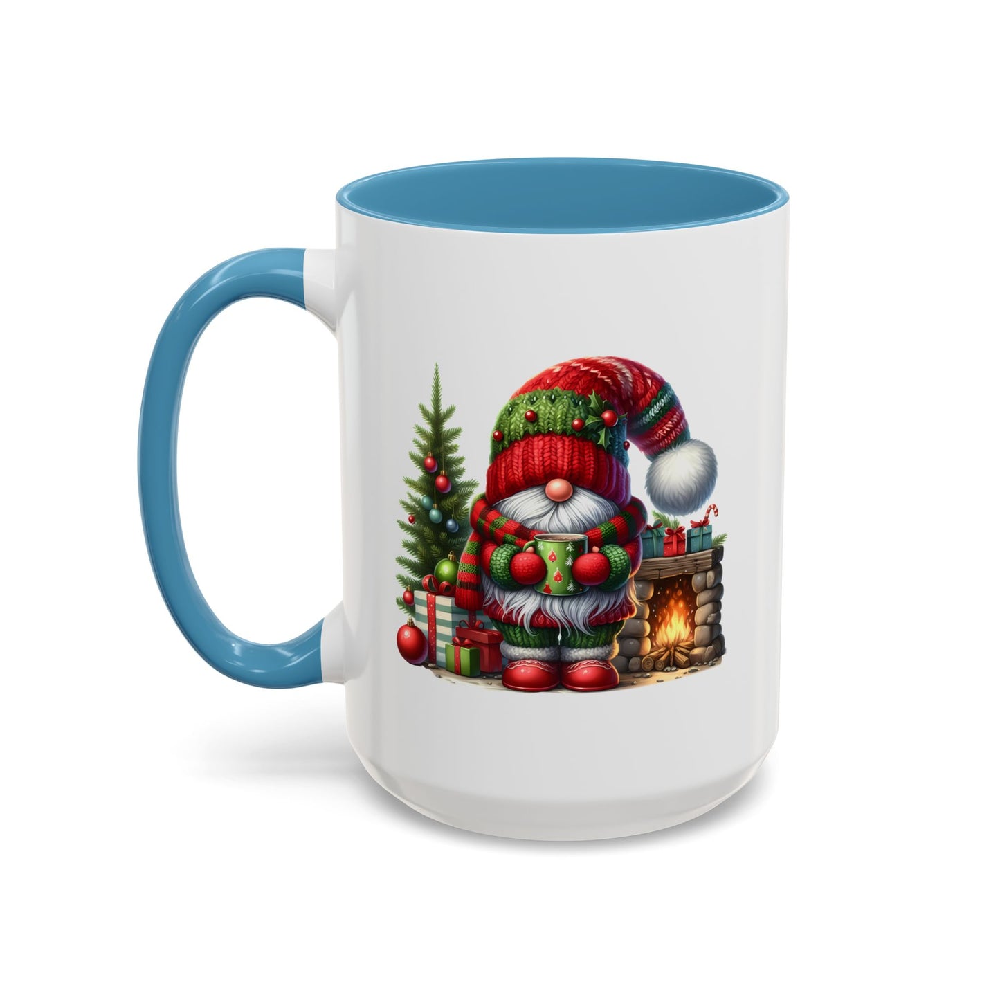 Christmas Mug - Gnome Fireplace