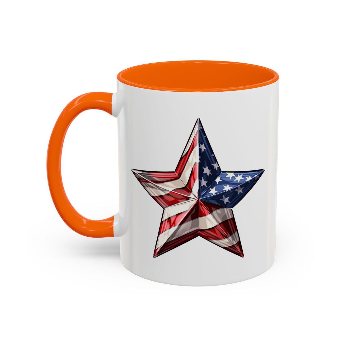 4th of July Mug - American Flag Star 3